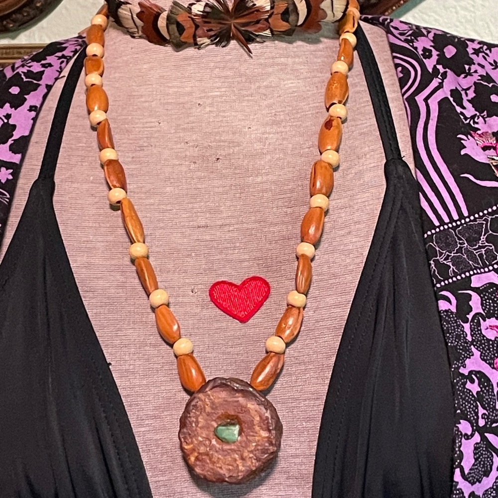 Vintage 70s Handmade Necklace